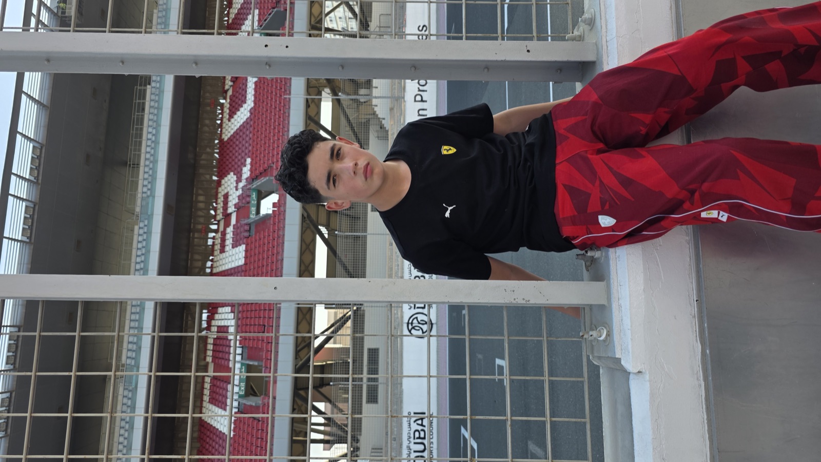 Trackside at the Dubai Autodrome